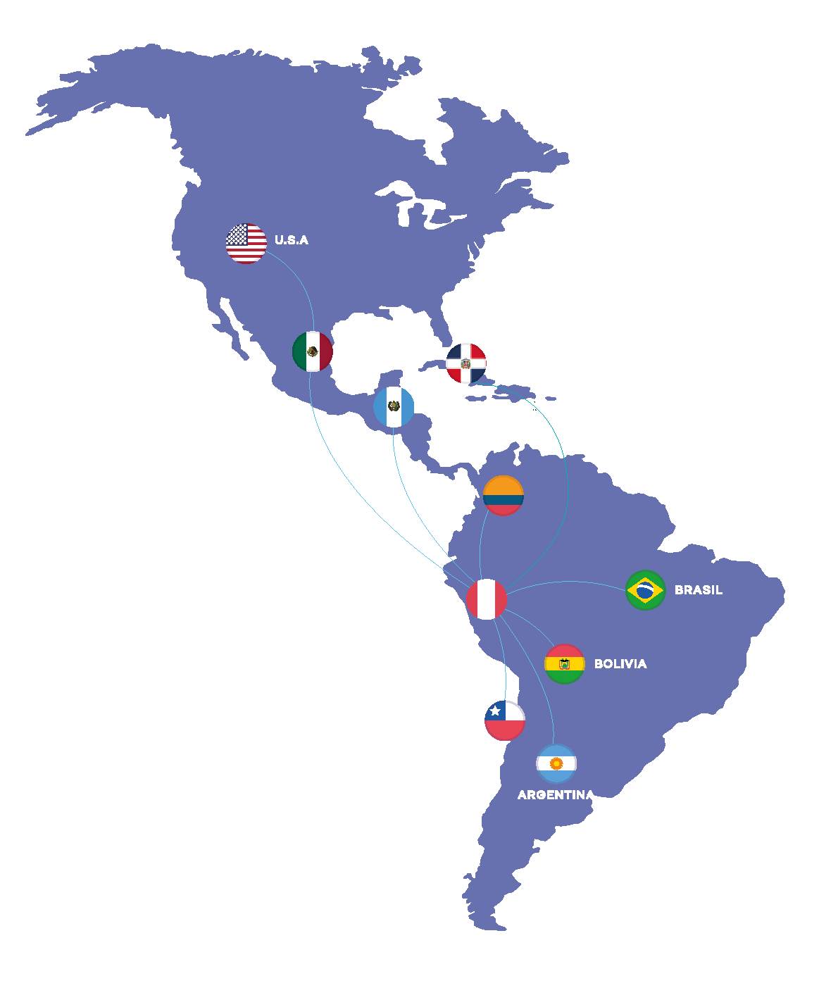 Mapa de cobertura nacional de Sparen